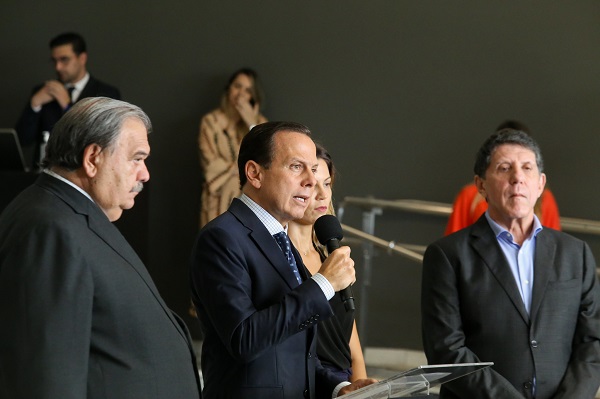 João Dória, Governador do Estado de São Paulo durante coletiva de imprensa essa semana.